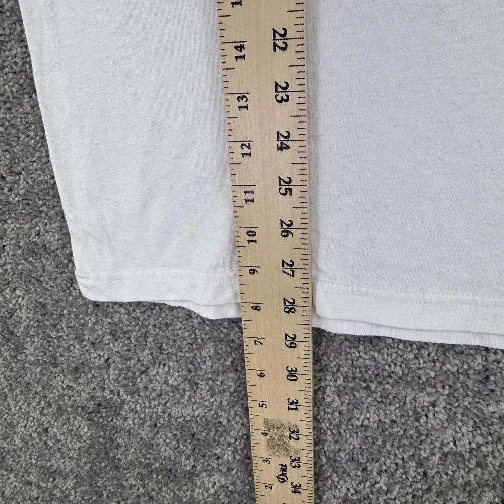 H.E.R. Shirt Mens Large White Long Sleeve Portrait Graphic Tee Band Music